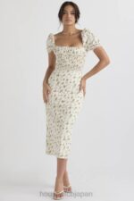 衣類 House of CB bellucci ガーデンプリント シャーリングサンドレス 0N8J425 - Image 2