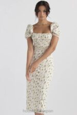 衣類 House of CB bellucci ガーデンプリント シャーリングサンドレス 0N8J425 - Image 3