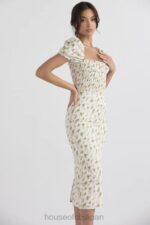 衣類 House of CB bellucci ガーデンプリント シャーリングサンドレス 0N8J425 - Image 5