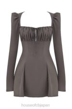 衣類 House of CB carlina モカ長袖ミニドレス 0N8J207 - Image 6
