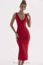 衣類 House of CB cece レッドローズプランジマキシドレス 0N8J303 - Image 10