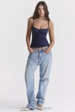 衣類 House of CB cecilie ネイビーサテン＆レースキャミトップ 0N8J680 - Image 11