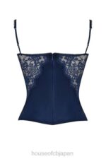 衣類 House of CB cecilie ネイビーサテン＆レースキャミトップ 0N8J680 - Image 9