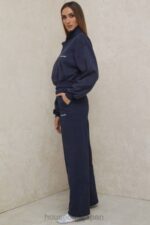 衣類 House of CB dina ネイビー ストレートレッグ スウェット パンツ 0N8J1001 - Image 4