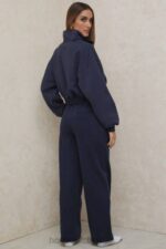 衣類 House of CB dina ネイビー ストレートレッグ スウェット パンツ 0N8J1001 - Image 5