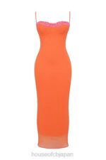 衣類 House of CB アイザ フレイム オレンジ マキシドレス 0N8J192 - Image 8