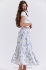 衣類 House of CB アイタナ ブループリント ミディスカート 0N8J864 - Image 5