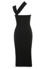 衣類 House of CB アイナ ブラック カットアウト バンデージ ミディドレス 0N8J593 - Image 9