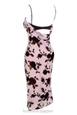 衣類 House of CB アズラ ピンク devore ミディドレス 0N8J302 - Image 9