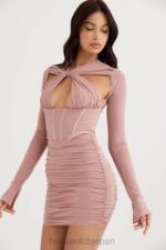 衣類 House of CB アダンナ ブラッシュ コルセット ミニドレス 0N8J460 - Image 6