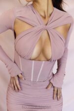 衣類 House of CB アダンナ ブラッシュ コルセット ミニドレス 0N8J460 - Image 9
