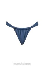 衣類 House of CB アテネディープブルーギャザーハイレグビキニボトム 0N8J1176 - Image 4