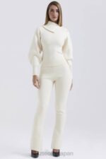 衣類 House of CB アデリータ クリーム カシミア ブレンド セーター 0N8J655 - Image 2