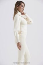 衣類 House of CB アデリータ クリーム カシミア ブレンド セーター 0N8J655 - Image 10