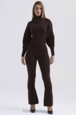 衣類 House of CB アデリータ チョコレート カシミア ブレンド セーター 0N8J654 - Image 2