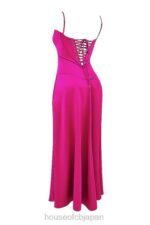 衣類 House of CB アナベラ フクシア レースアップ マキシドレス 0N8J199 - Image 12