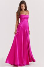 衣類 House of CB アナベラ フクシア レースアップ マキシドレス 0N8J199 - Image 13