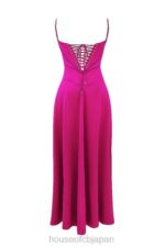 衣類 House of CB アナベラ フクシア レースアップ マキシドレス 0N8J199 - Image 14