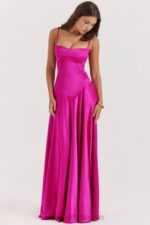 衣類 House of CB アナベラ フクシア レースアップ マキシドレス 0N8J199 - Image 15