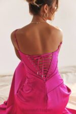 衣類 House of CB アナベラ フクシア レースアップ マキシドレス 0N8J199 - Image 4