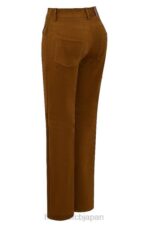 衣類 House of CB アポロタン ビーガン スエード パンツ 0N8J849 - Image 5