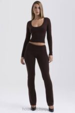 衣類 House of CB アマチョコレート カシミアブレンドパンツ 0N8J826 - Image 2