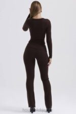 衣類 House of CB アマチョコレート カシミアブレンドパンツ 0N8J826 - Image 12