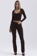 衣類 House of CB アマチョコレート カシミアブレンドパンツ 0N8J826 - Image 9