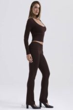 衣類 House of CB アマチョコレート カシミアブレンドパンツ 0N8J826 - Image 10