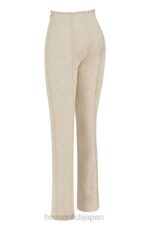 衣類 House of CB アマラ ベージュ フェイクスエード レースアップ パンツ 0N8J891 - Image 11