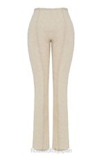 衣類 House of CB アマラ ベージュ フェイクスエード レースアップ パンツ 0N8J891 - Image 3