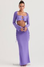 衣類 House of CB アマルフィ バイオレット カットアウト マキシ スカート 0N8J930 - Image 4