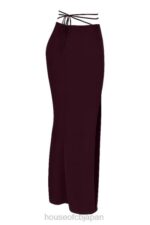 衣類 House of CB アマルフィ プルーン カットアウト マキシスカート 0N8J931 - Image 10