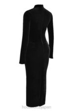 衣類 House of CB アラベラ ブラック ベルベット コルセット ドレス 0N8J306 - Image 9