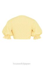 衣類 House of CB アランヤ レモンの花柄ネクタイ フロント トップ 0N8J744 - Image 4