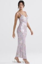 衣類 House of CB アリア モーブ フローラル マキシドレス 0N8J328 - Image 8