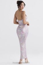 衣類 House of CB アリア モーブ フローラル マキシドレス 0N8J328 - Image 9