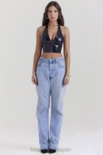 衣類 House of CB アリアドネ ブラック ラテックス ホルター トップ 0N8J662 - Image 2