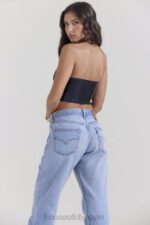 衣類 House of CB アリアドネ ブラック ラテックス ホルター トップ 0N8J662 - Image 7