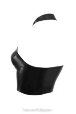 衣類 House of CB アリアドネ ブラック ラテックス ホルター トップ 0N8J662 - Image 9