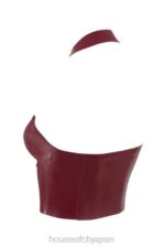 衣類 House of CB アリアドネ メルロー ラテックス ホルター トップ 0N8J681 - Image 4