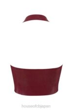 衣類 House of CB アリアドネ メルロー ラテックス ホルター トップ 0N8J681 - Image 5