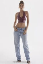 衣類 House of CB アリアドネ メルロー ラテックス ホルター トップ 0N8J681 - Image 6