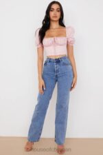 衣類 House of CB アリアナ ピンク フローラル パフ スリーブ コルセット 0N8J87 - Image 14