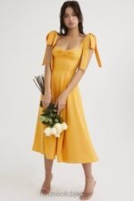 衣類 House of CB アリシア タンジェリン ミディ サンドレス 0N8J464 - Image 10