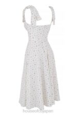 衣類 House of CB アリシア ホワイトフローラルミディサンドレス 0N8J565 - Image 6
