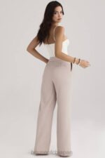 衣類 House of CB アリビア ベージュ ルーズフィット パンツ 0N8J926 - Image 8