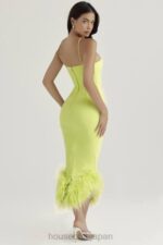衣類 House of CB アレッシアライムミディドレス 0N8J420 - Image 4