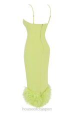 衣類 House of CB アレッシアライムミディドレス 0N8J420 - Image 8