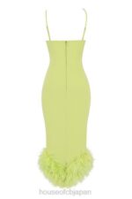 衣類 House of CB アレッシアライムミディドレス 0N8J420 - Image 9